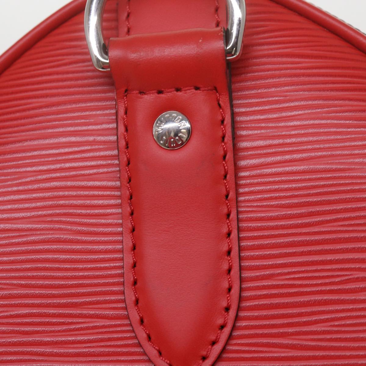 LOUIS VUITTON Epi Supreme Keepall Bandouliere 45 Bag Red M53419 LV Auth 69102S