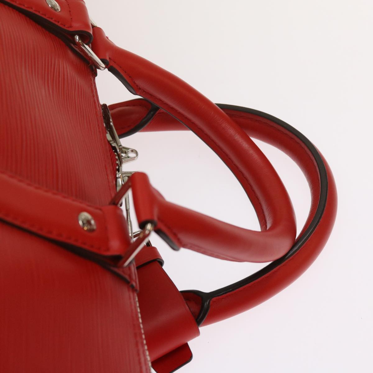 LOUIS VUITTON Epi Supreme Keepall Bandouliere 45 Bag Red M53419 LV Auth 69102S