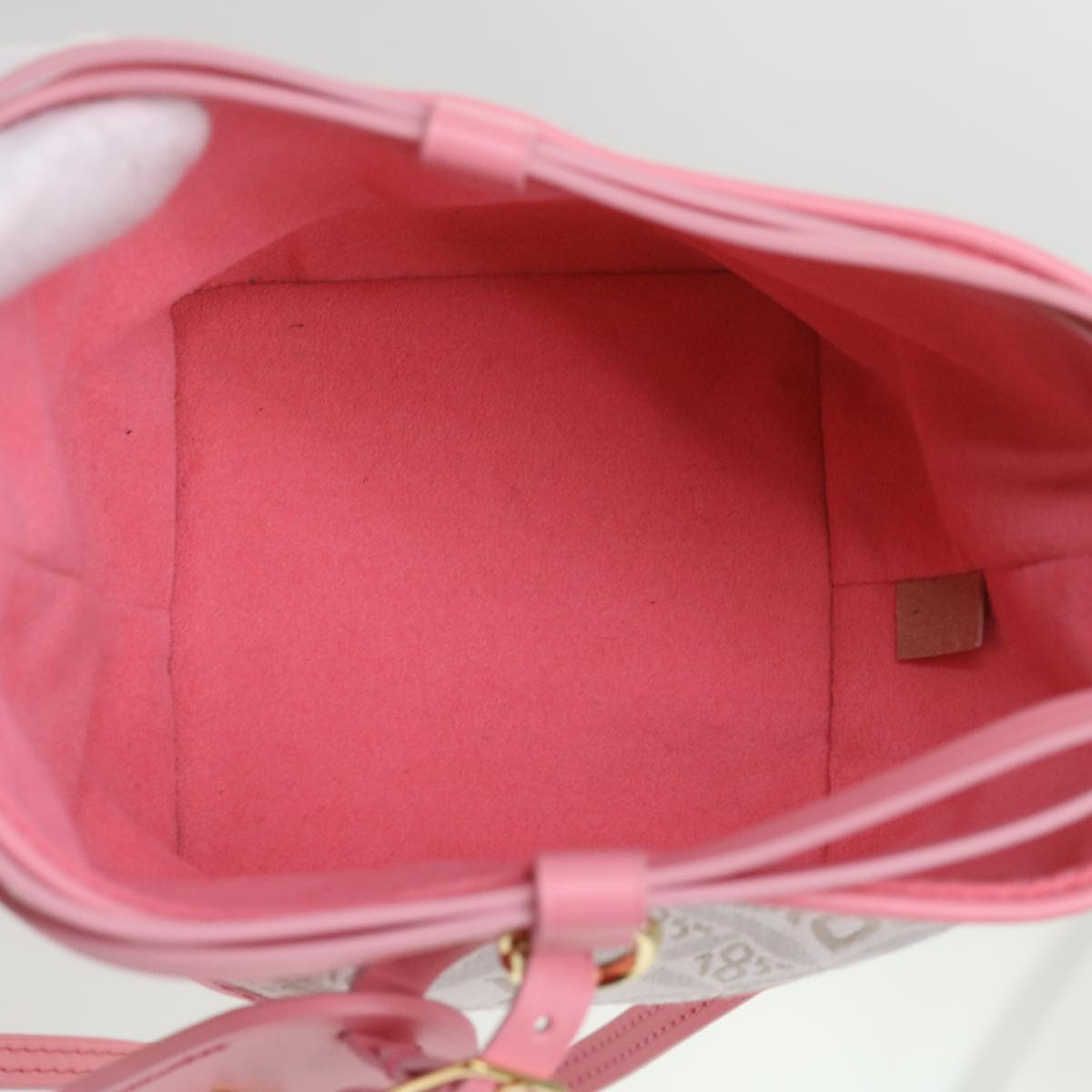 LOUIS VUITTON Pre Owned 1854 Print Noe Perth Bag Pink M81112 LV Auth 69112SAM