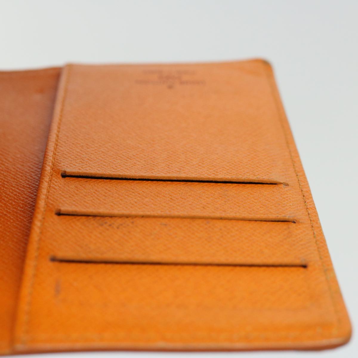 LOUIS VUITTON Epi Agenda PM Day Planner Cover Orange Mandarin R2005H Auth 69174