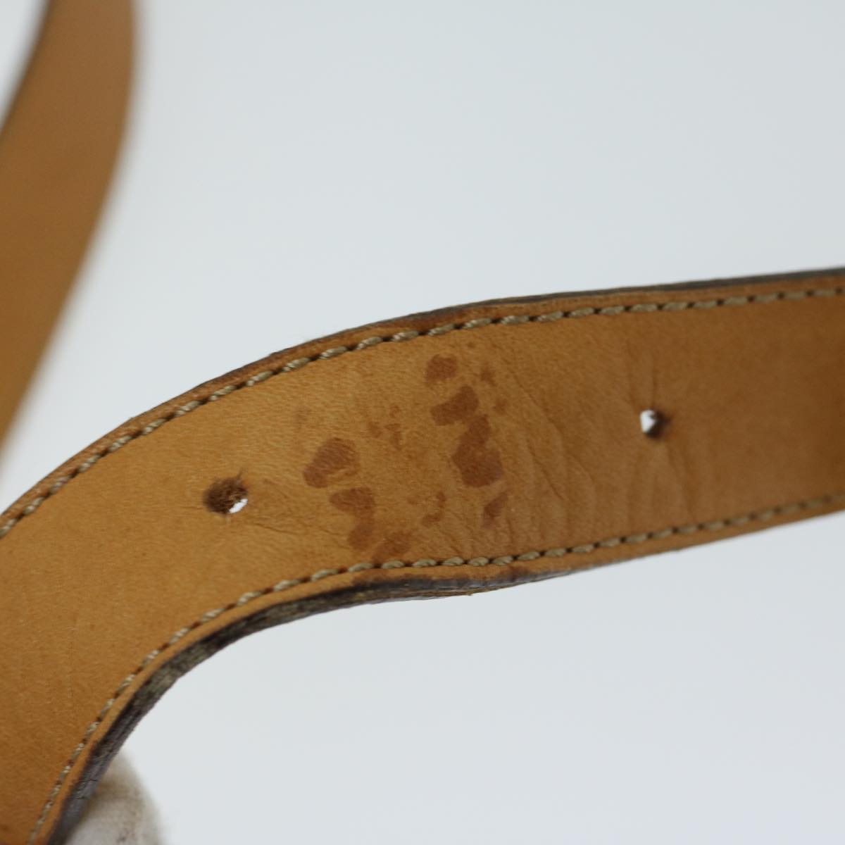 CELINE Macadam Canvas Shoulder Bag PVC Brown Auth 69278