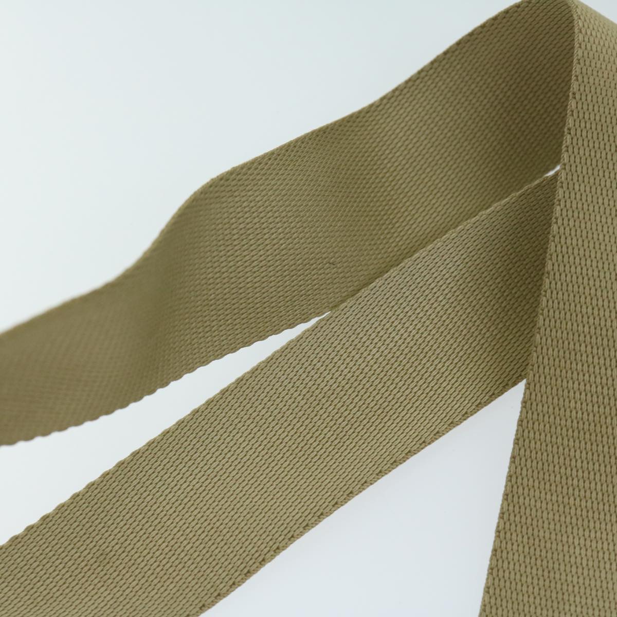 PRADA Shoulder Bag Nylon Cream Auth 69347