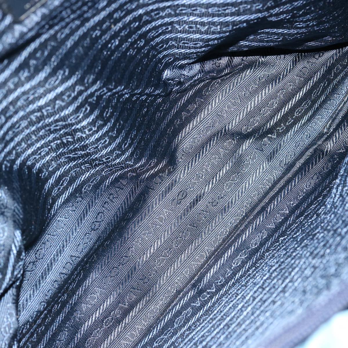 PRADA Tote Bag Nylon Blue Auth 69358