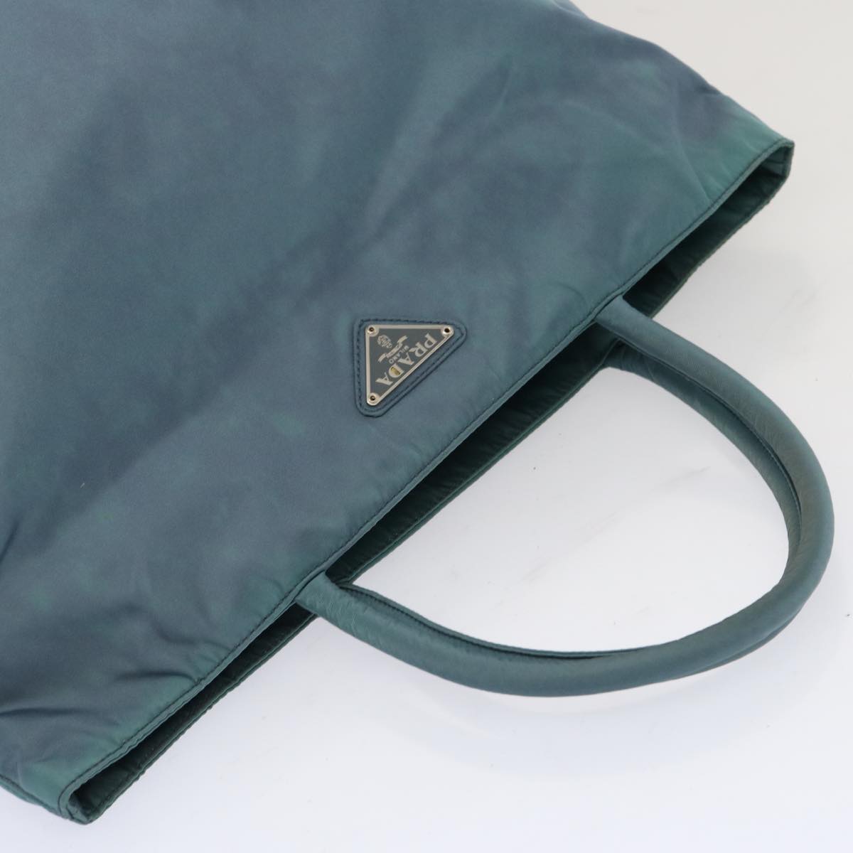 PRADA Tote Bag Nylon Blue Auth 69358