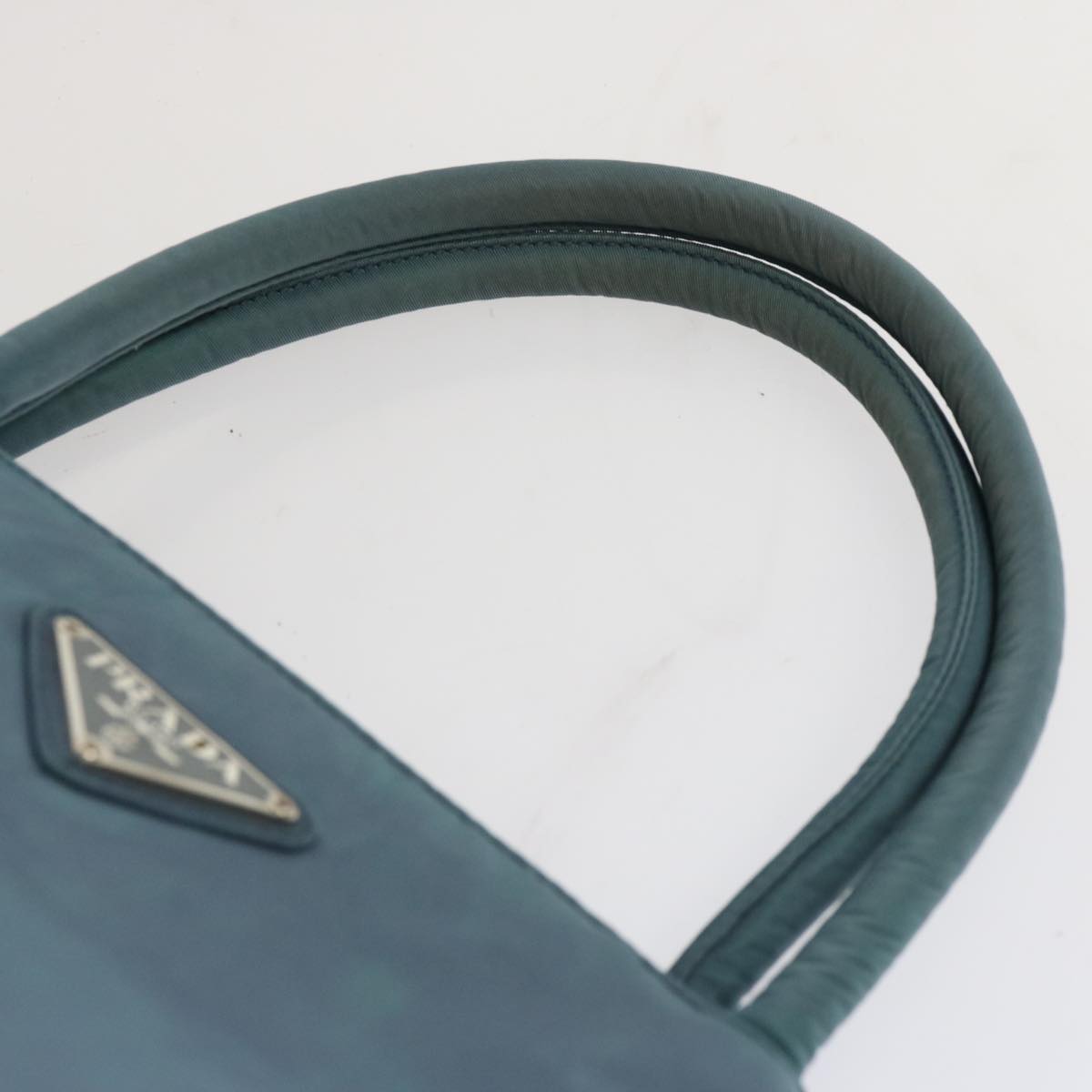 PRADA Tote Bag Nylon Blue Auth 69358