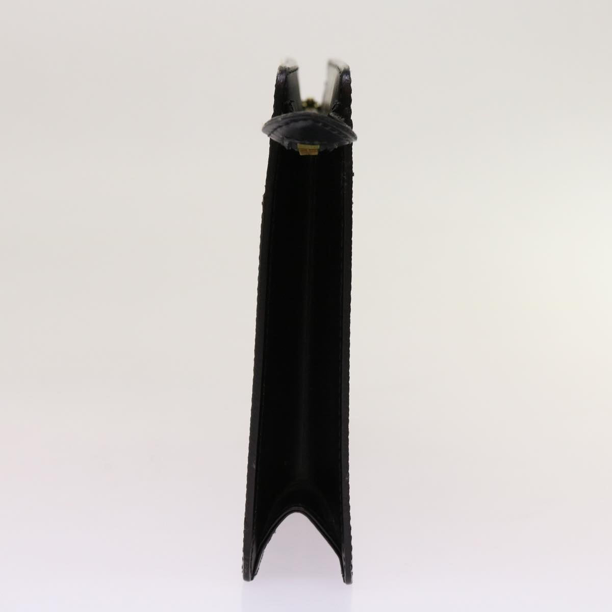 LOUIS VUITTON Epi Pochette Homme Clutch Bag Black M52522 LV Auth 69397