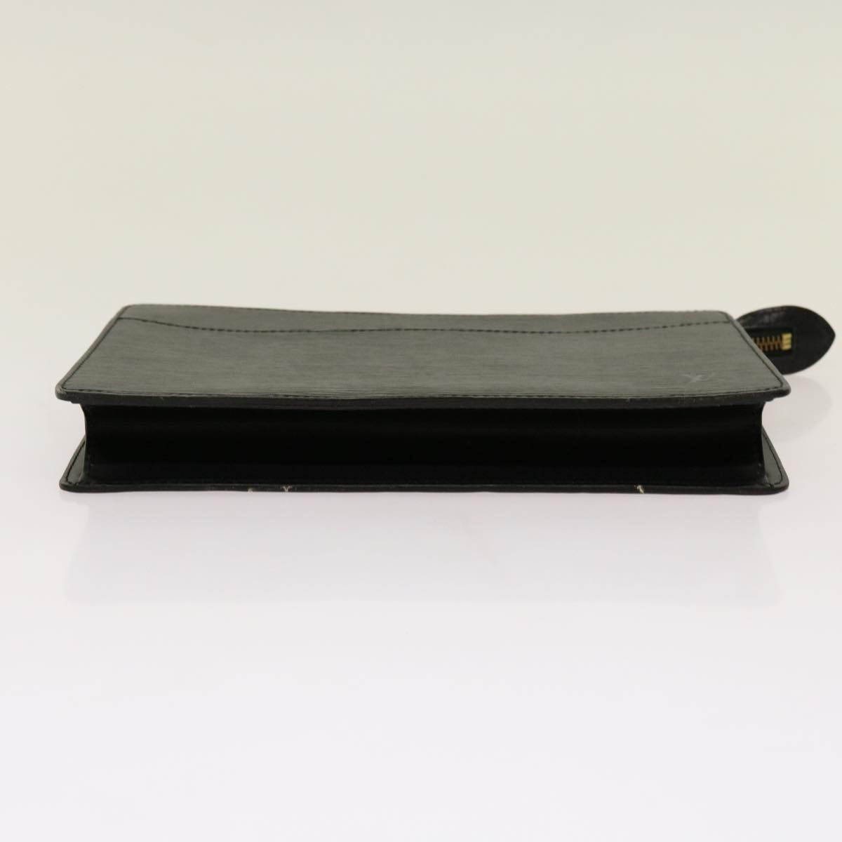 LOUIS VUITTON Epi Pochette Homme Clutch Bag Black M52522 LV Auth 69397