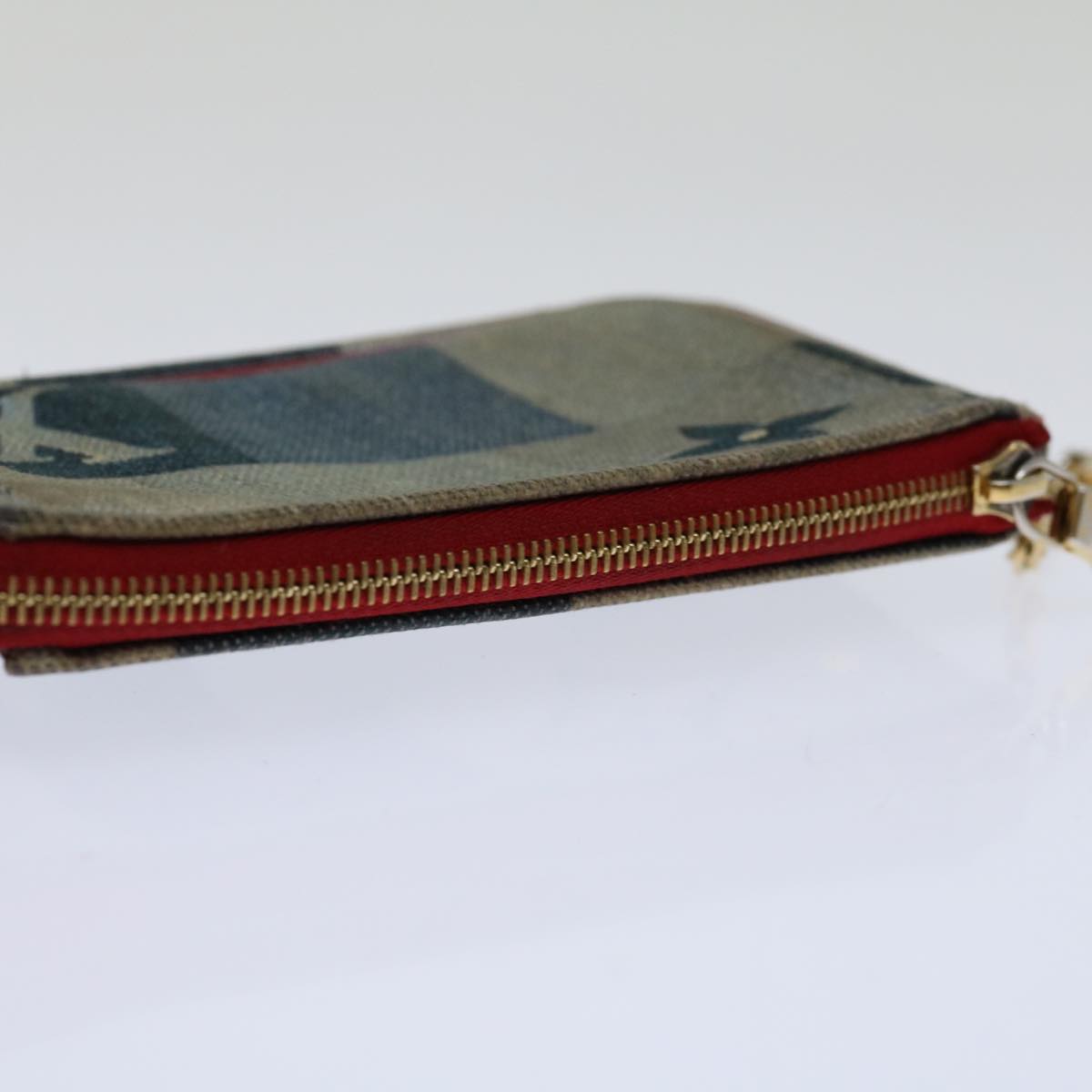 LOUIS VUITTON Monogram Denim Mini Pochette Accessoires Blue M68760 LV Auth 69550