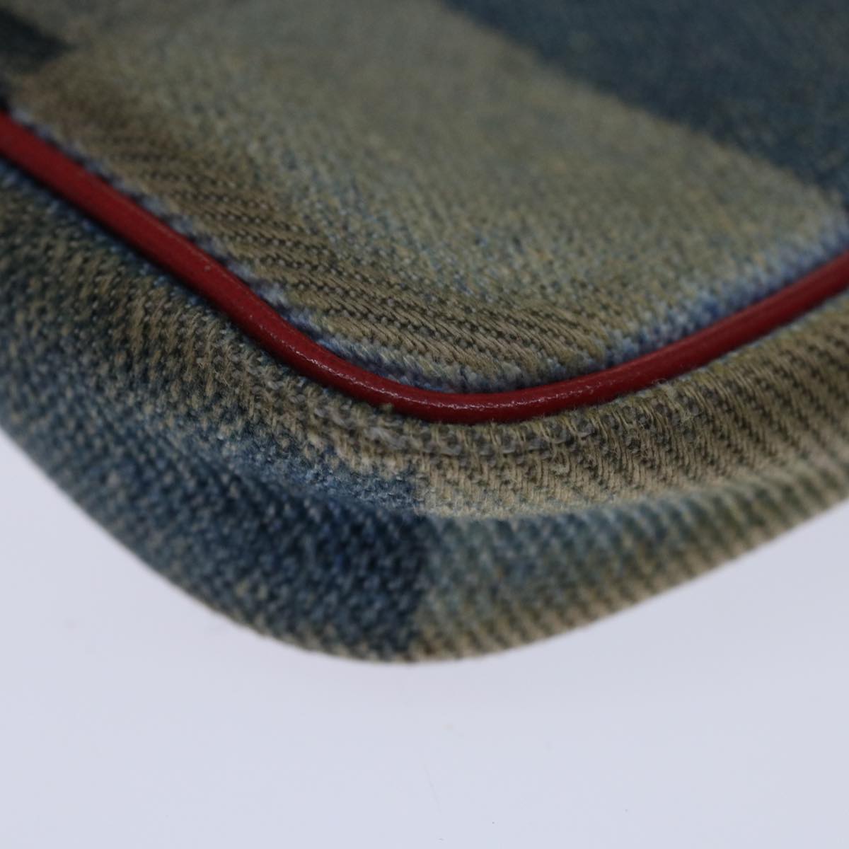 LOUIS VUITTON Monogram Denim Mini Pochette Accessoires Blue M68760 LV Auth 69550