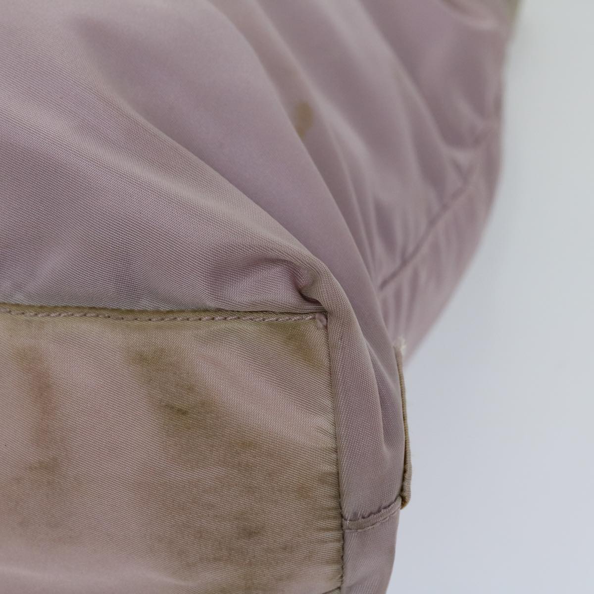 PRADA Tote Bag Nylon Pink Auth 69661