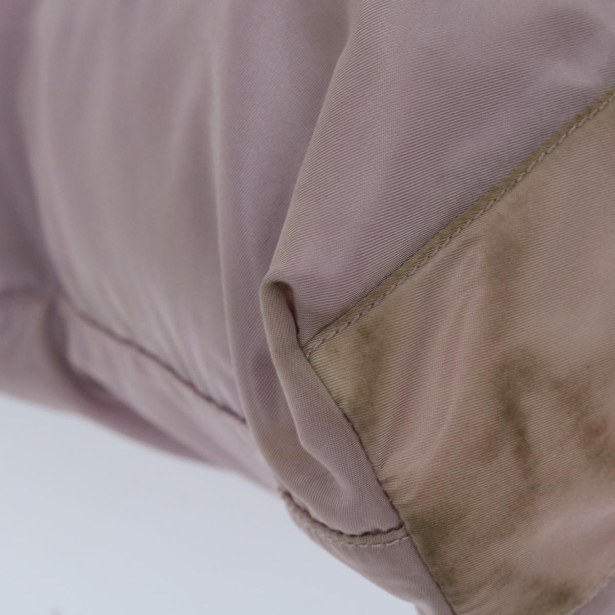 PRADA Tote Bag Nylon Pink Auth 69661