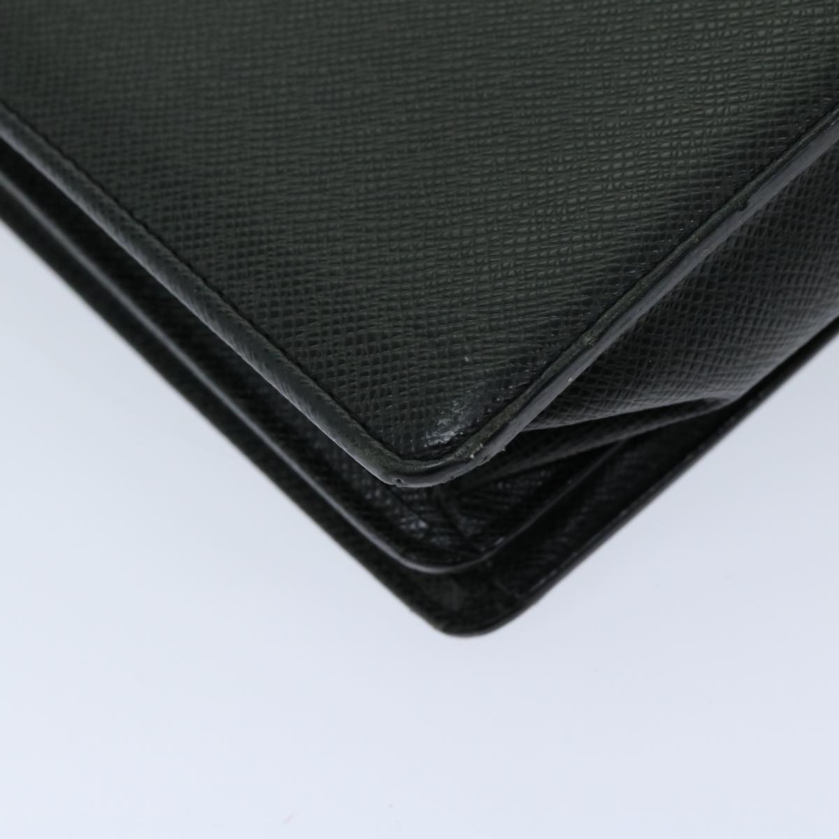 LOUIS VUITTON Taiga Serviette Moskova Business Bag Ardoise M30032 LV Auth 69688