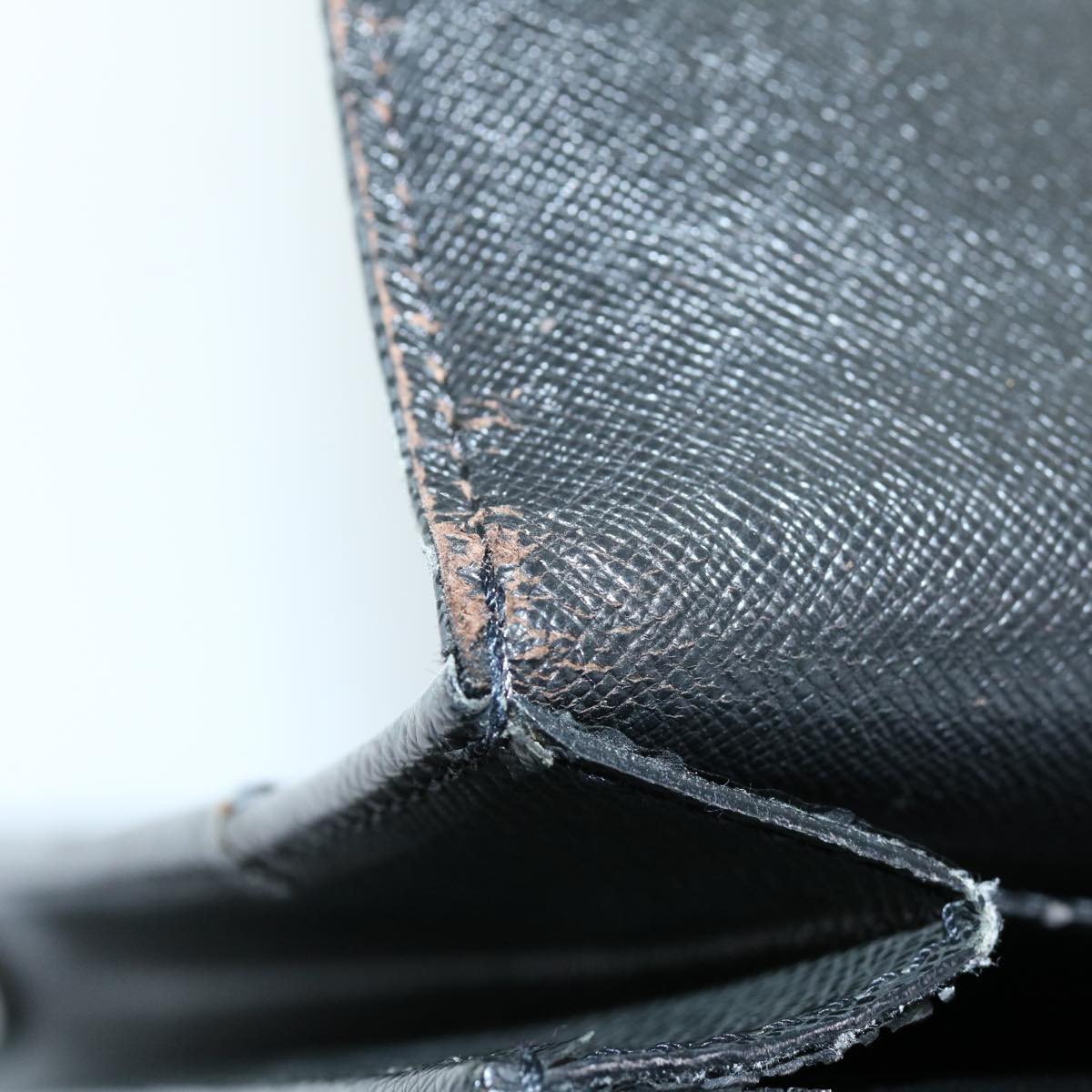 LOUIS VUITTON Taiga Serviette Moskova Business Bag Ardoise M30032 LV Auth 69688