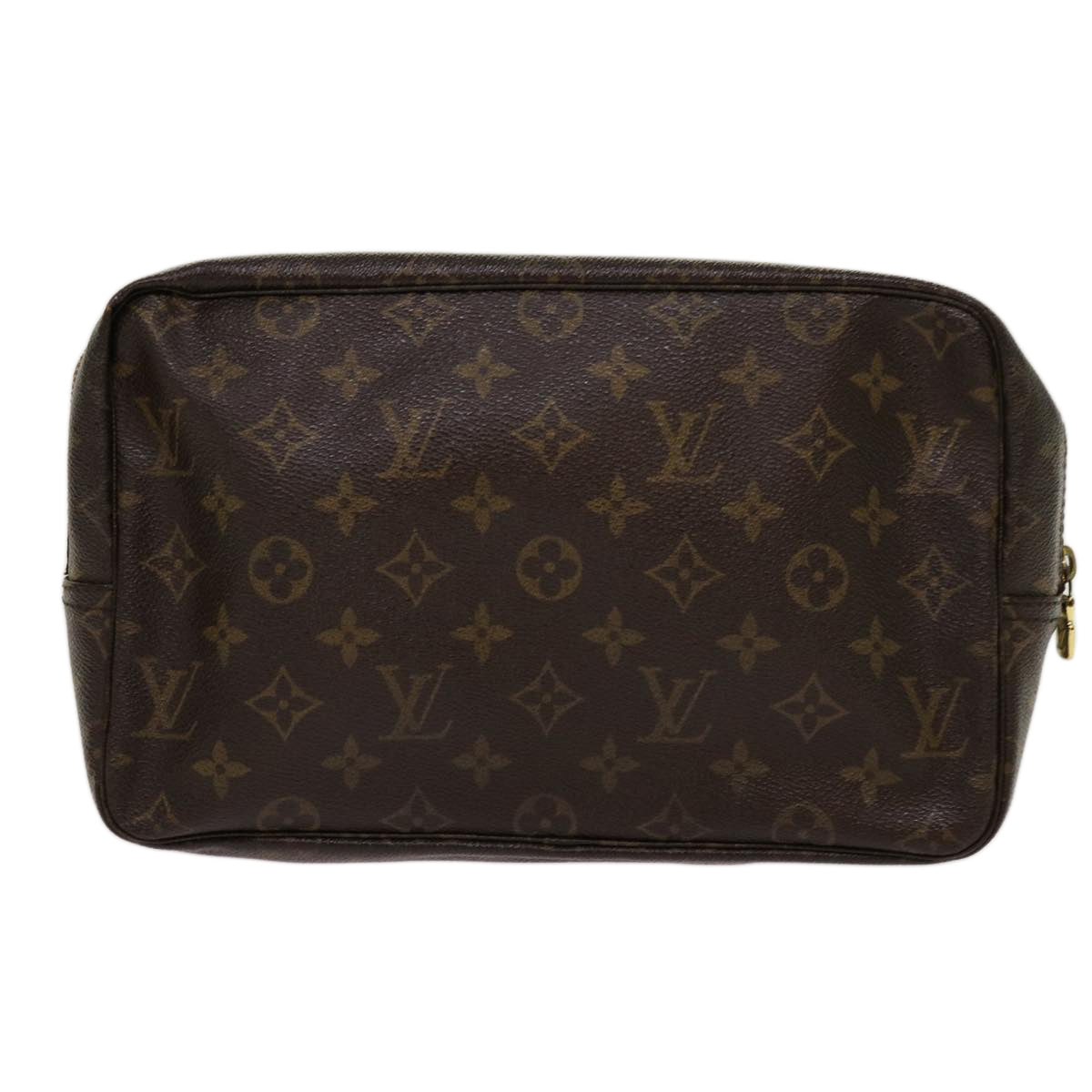 LOUIS VUITTON Monogram Trousse Toilette 28 Clutch Bag M47522 LV Auth 69810