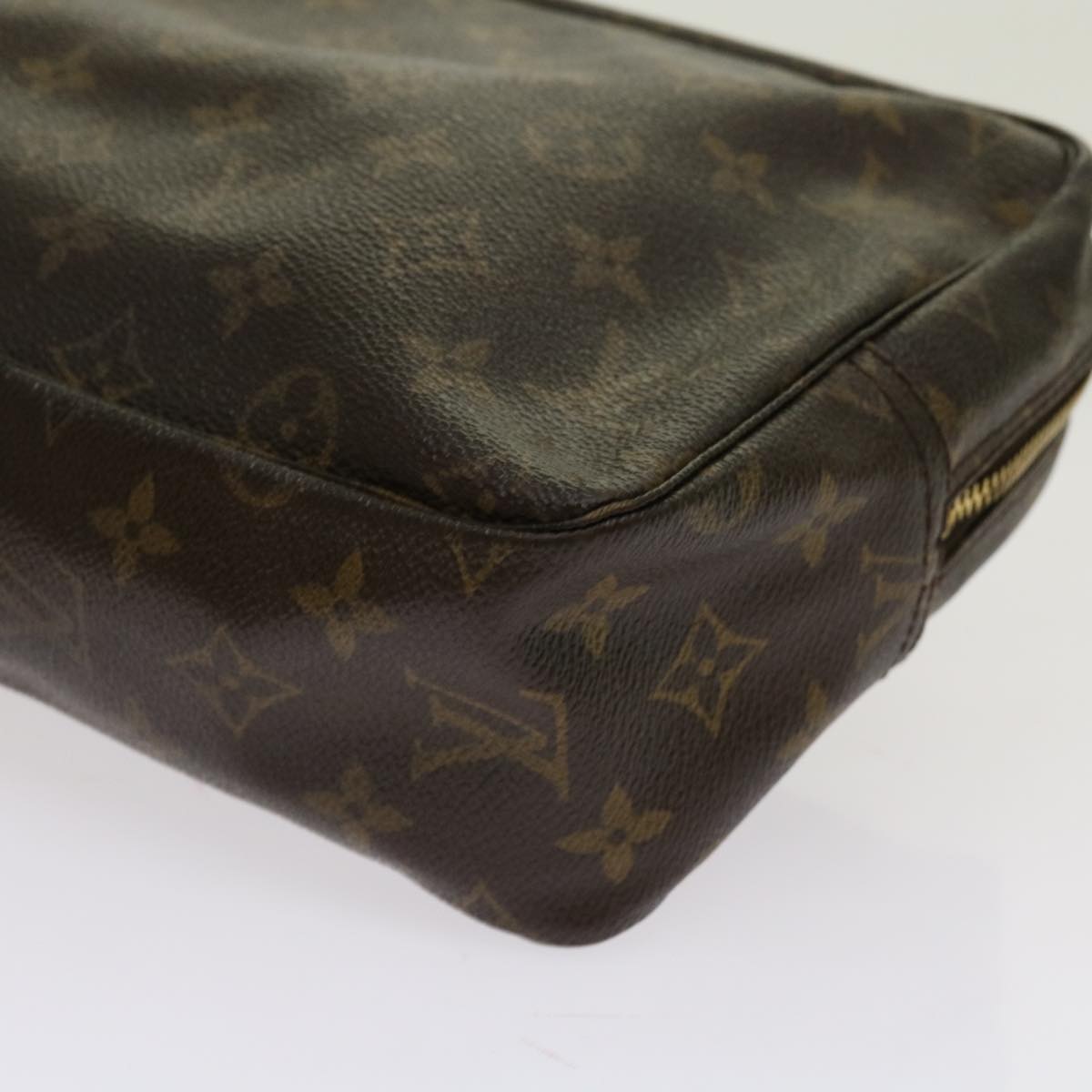 LOUIS VUITTON Monogram Trousse Toilette 28 Clutch Bag M47522 LV Auth 69810