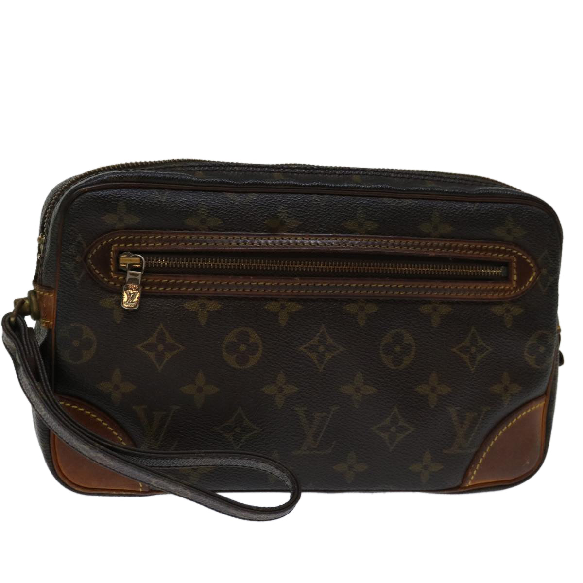 LOUIS VUITTON Monogram Marly Dragonne GM Clutch Bag M51825 LV Auth 69816
