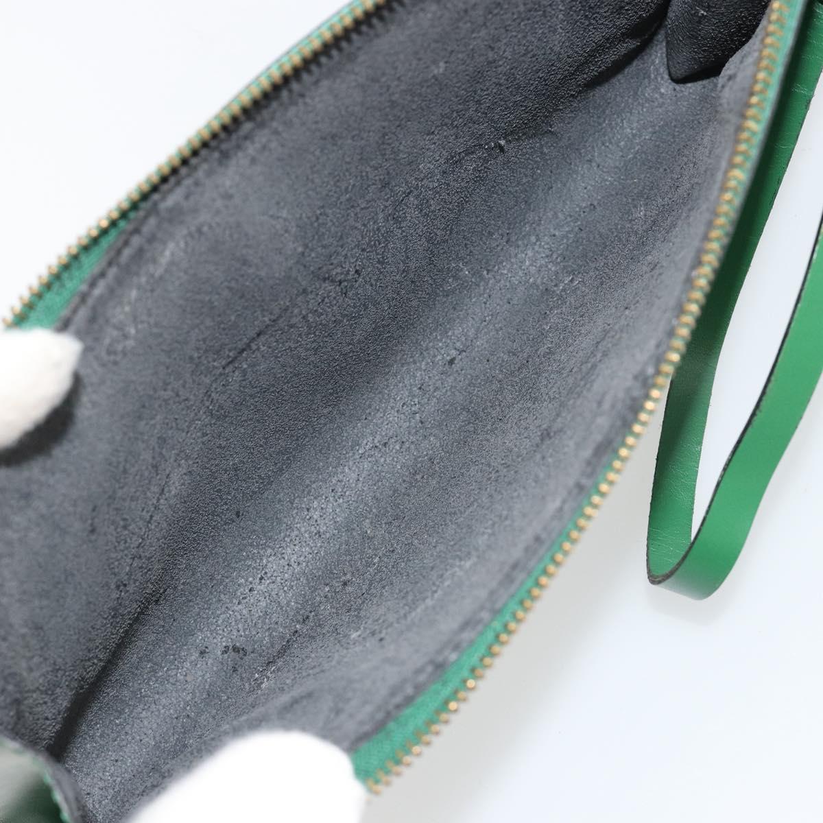 LOUIS VUITTON Epi Pochette Accessoires Pouch Green M52984 LV Auth 69826