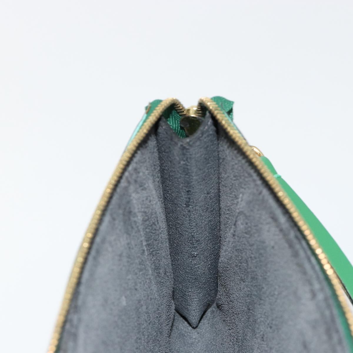 LOUIS VUITTON Epi Pochette Accessoires Pouch Green M52984 LV Auth 69826