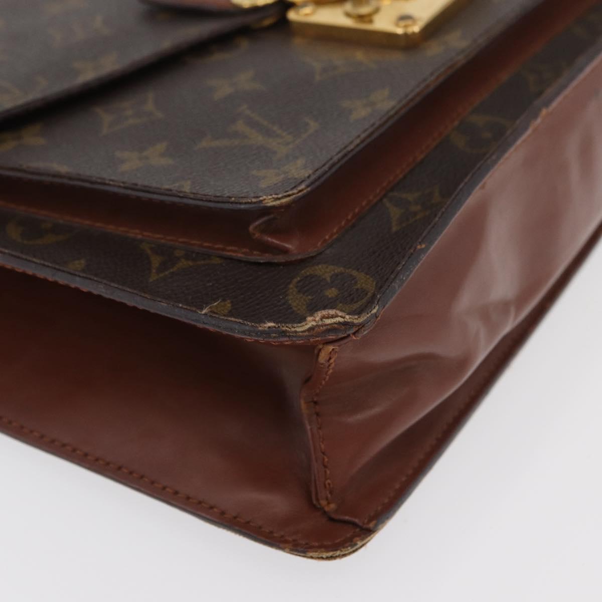 LOUIS VUITTON Monogram Monceau 28 Hand Bag 2way M51185 LV Auth 69891