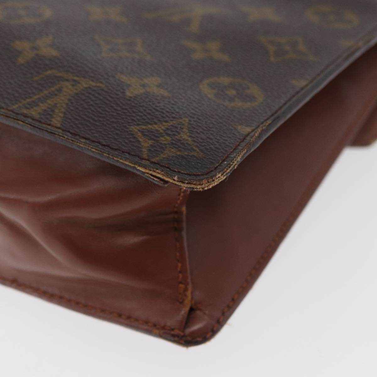 LOUIS VUITTON Monogram Monceau 28 Hand Bag 2way M51185 LV Auth 69891