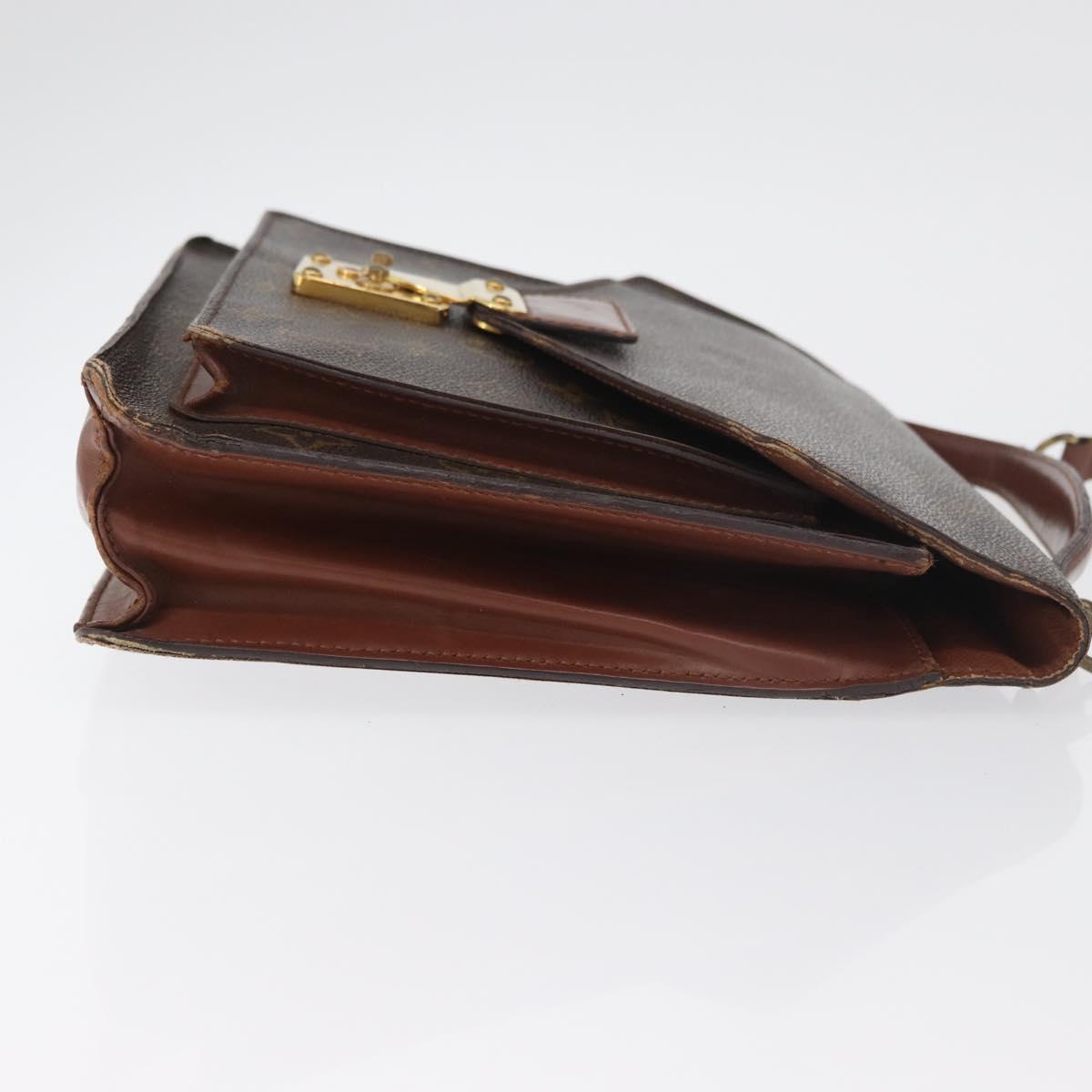 LOUIS VUITTON Monogram Monceau 28 Hand Bag 2way M51185 LV Auth 69891