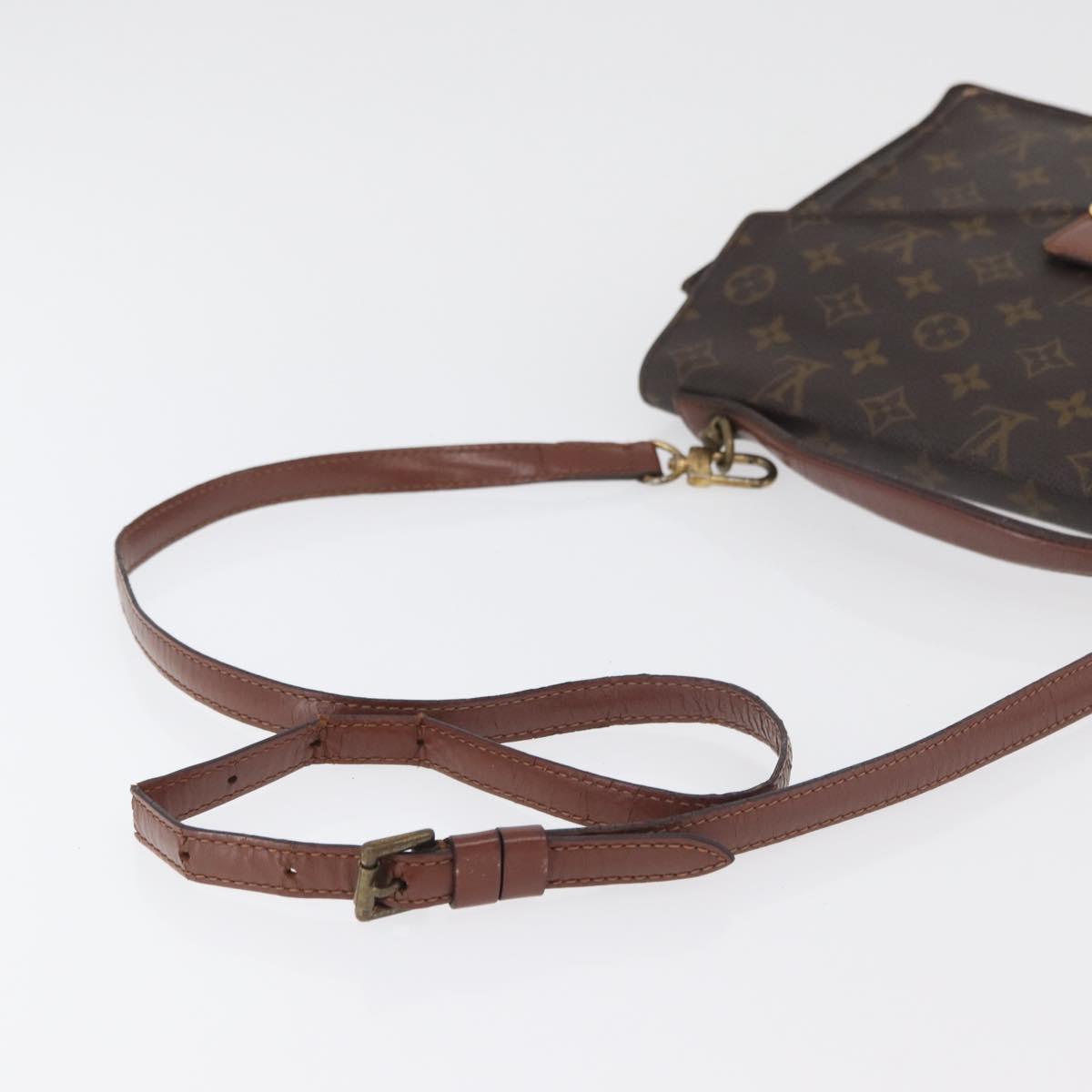 LOUIS VUITTON Monogram Monceau 28 Hand Bag 2way M51185 LV Auth 69891