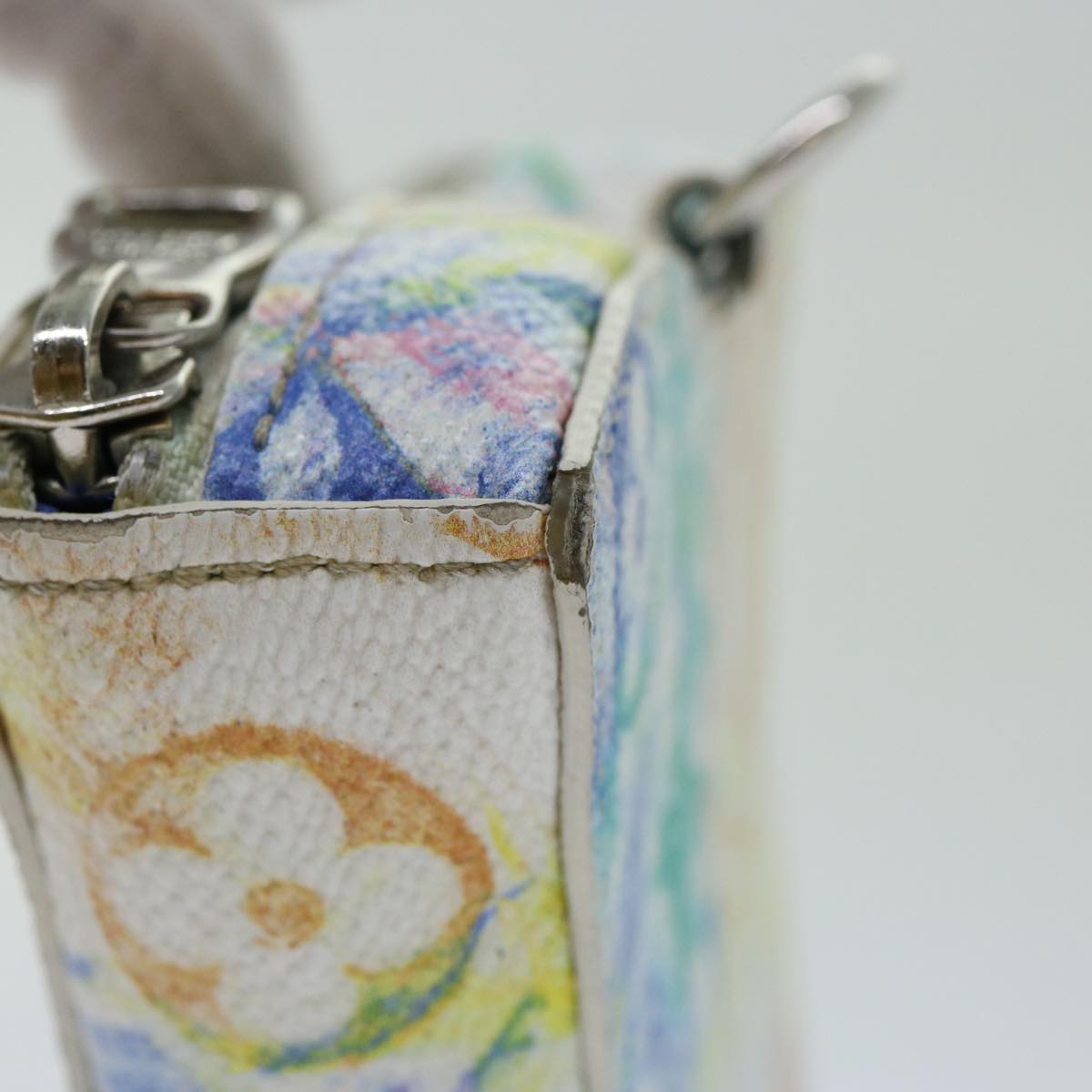 LOUIS VUITTON Monogram Pastel Colors LV Block Multicolor M57277 LV Auth 69979SM