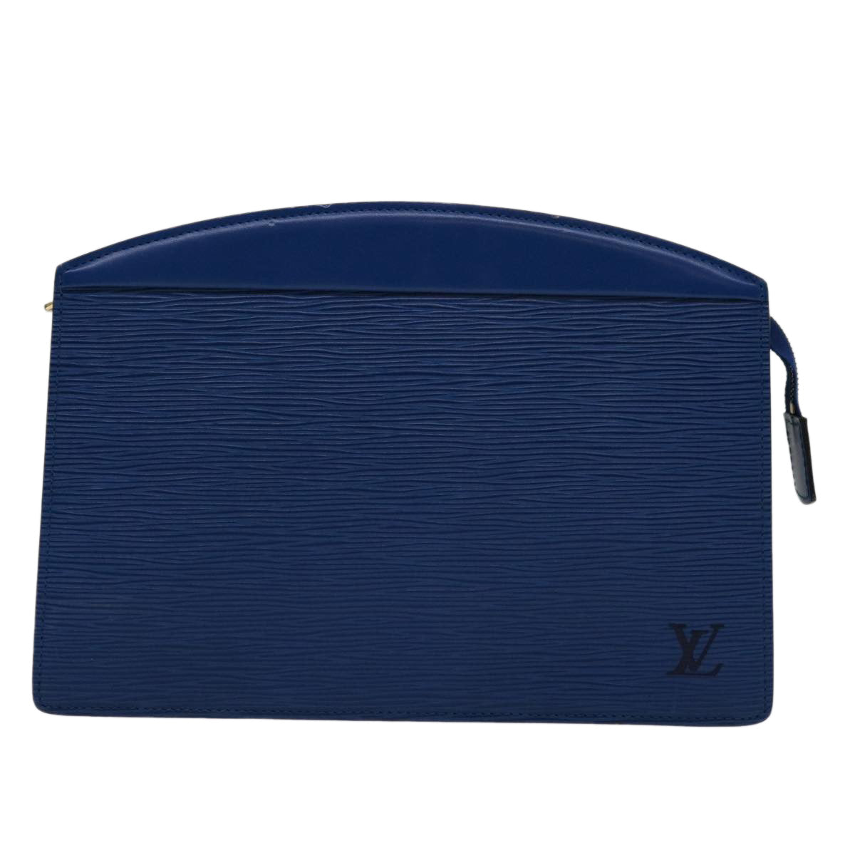 LOUIS VUITTON Epi Trousse Crete Pouch Blue M48405 LV Auth 70000