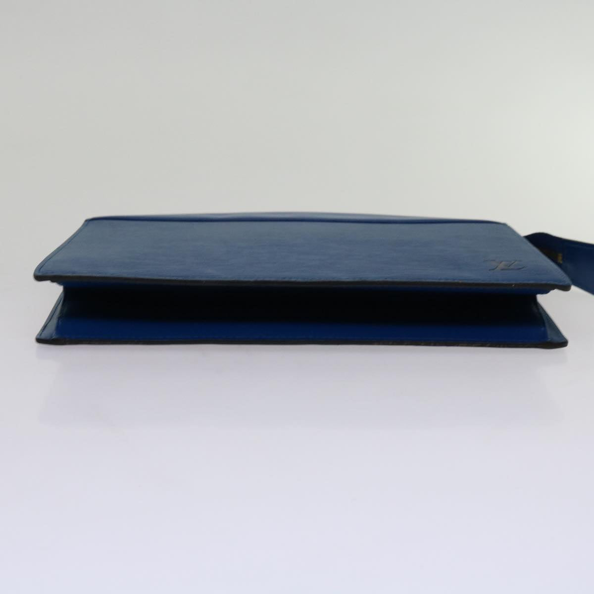 LOUIS VUITTON Epi Trousse Crete Pouch Blue M48405 LV Auth 70000