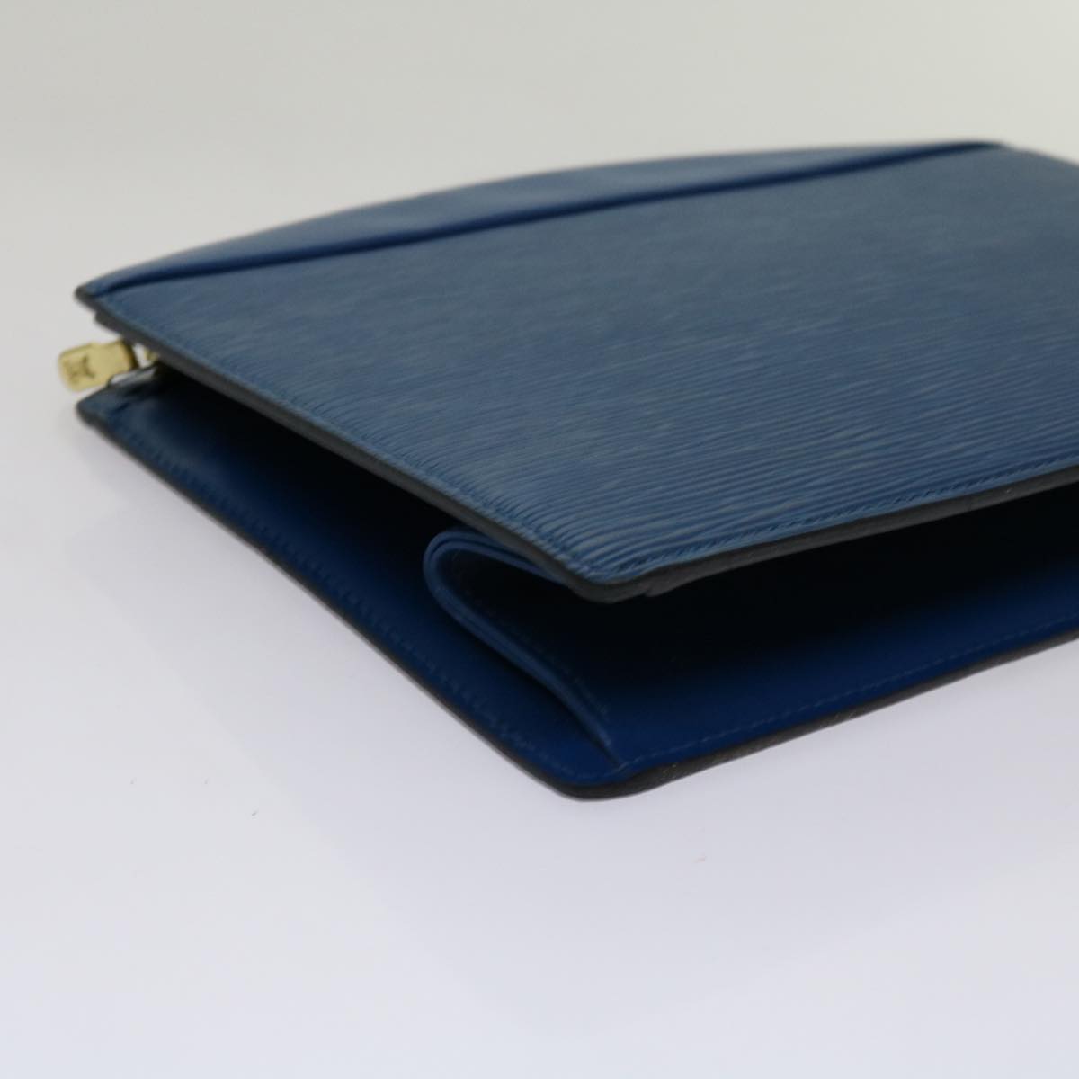 LOUIS VUITTON Epi Trousse Crete Pouch Blue M48405 LV Auth 70000