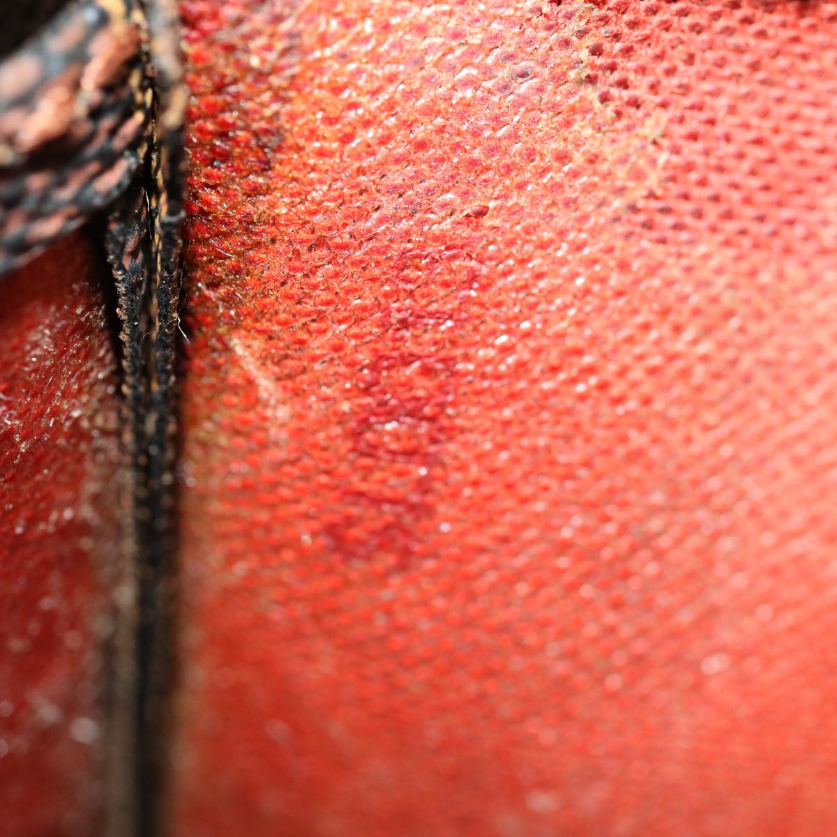 LOUIS VUITTON Damier Ebene Poche Toilette 26 Pouch N47543 LV Auth 70037