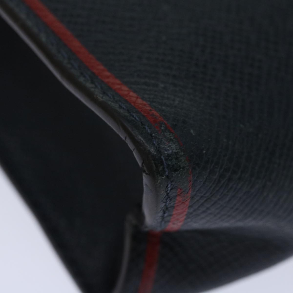 LOUIS VUITTON Taiga Pochette Voyager MM Clutch Bag Blue Marine M63394 Auth 70038