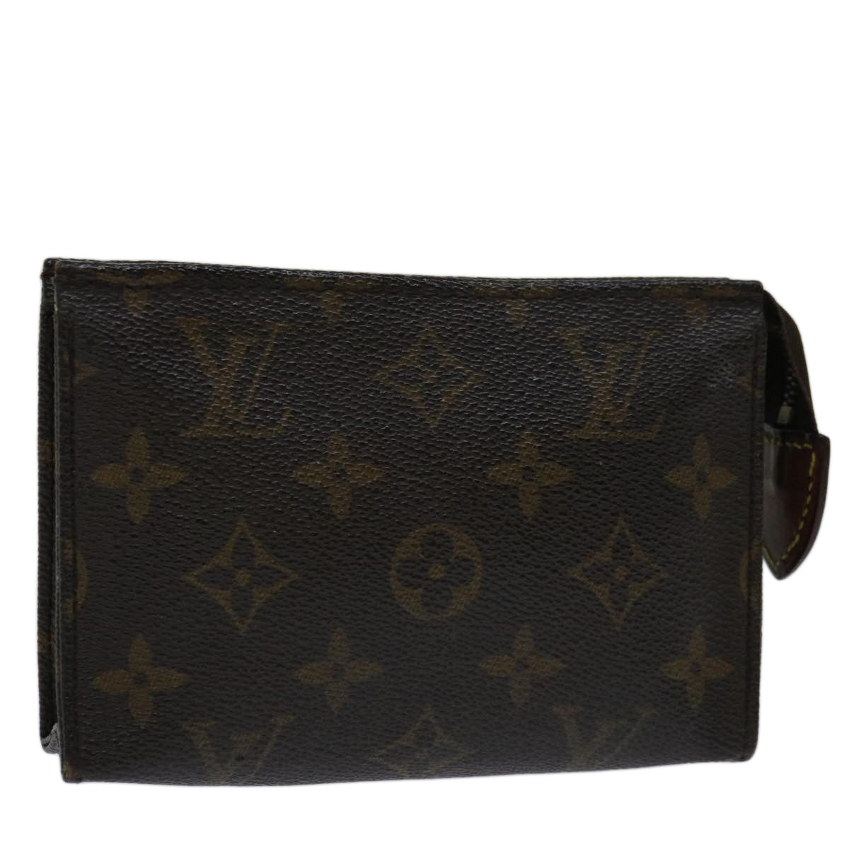 LOUIS VUITTON Monogram Poche Toilette 15 Pouch M47546 LV Auth 70051
