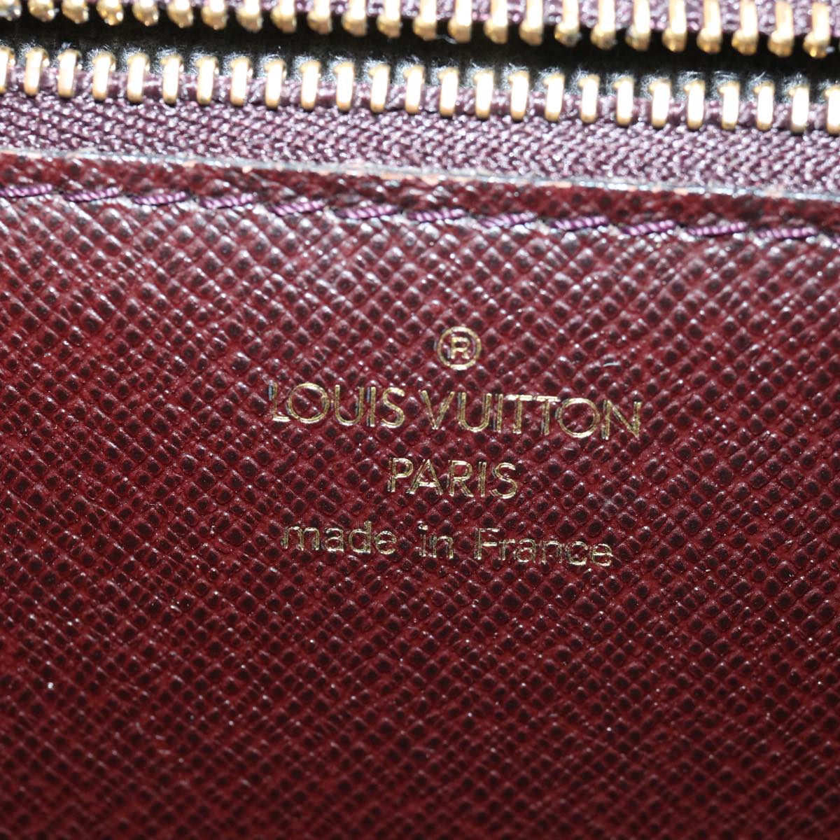 LOUIS VUITTON Taiga Monceau 28 Hand Bag 2way Acajou M32062 LV Auth 70071