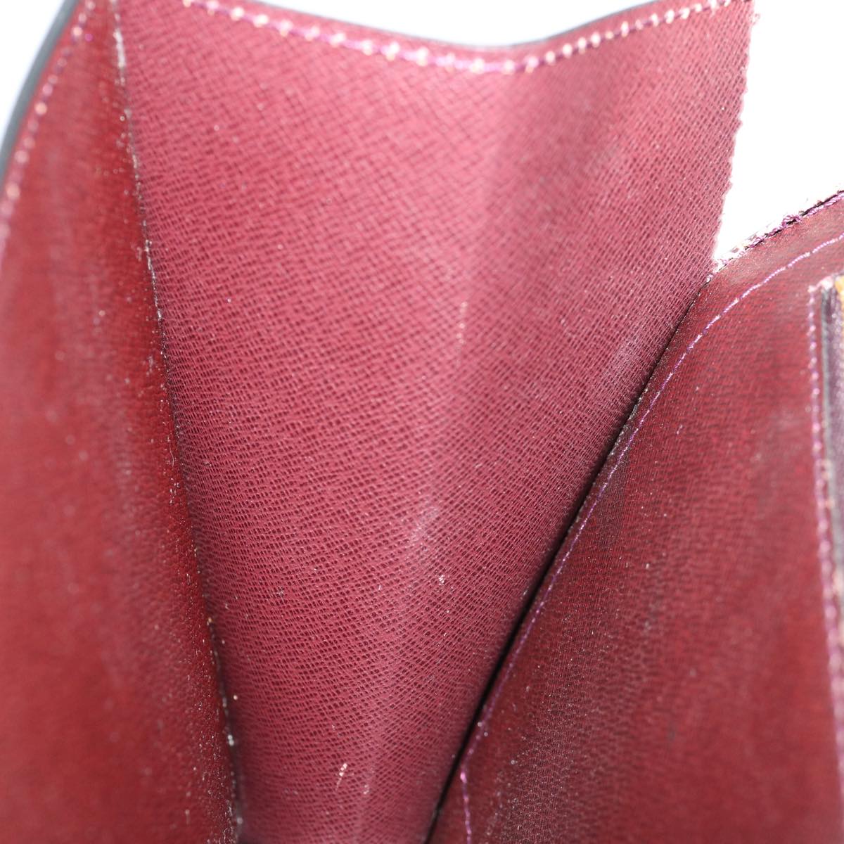 LOUIS VUITTON Taiga Monceau 28 Hand Bag 2way Acajou M32062 LV Auth 70071