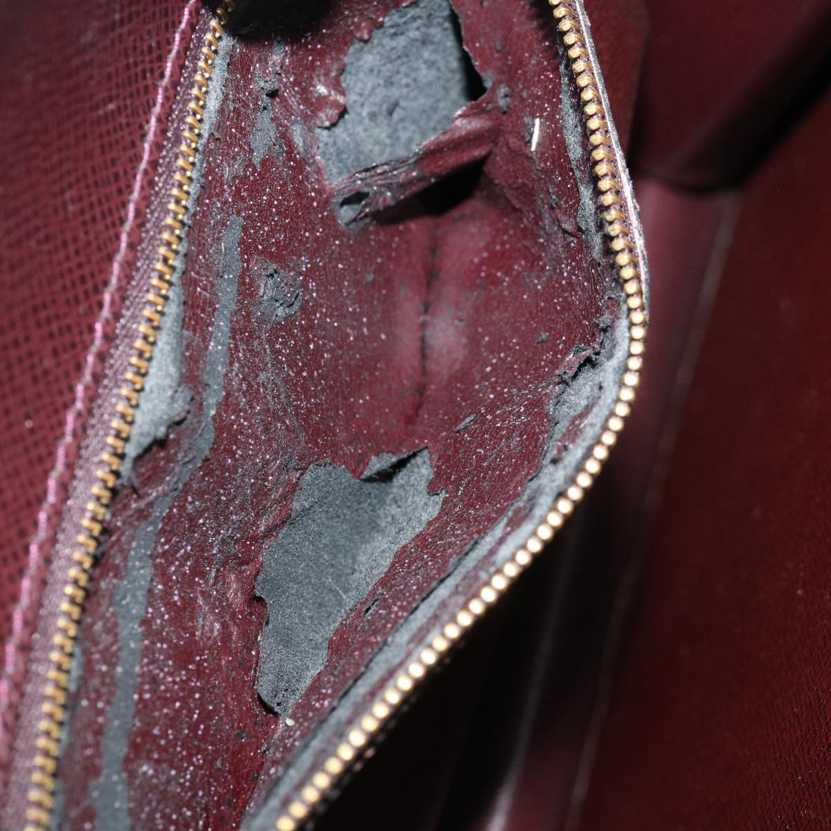 LOUIS VUITTON Taiga Monceau 28 Hand Bag 2way Acajou M32062 LV Auth 70071