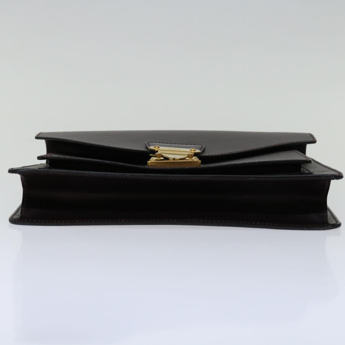 LOUIS VUITTON Taiga Monceau 28 Hand Bag 2way Acajou M32062 LV Auth 70071