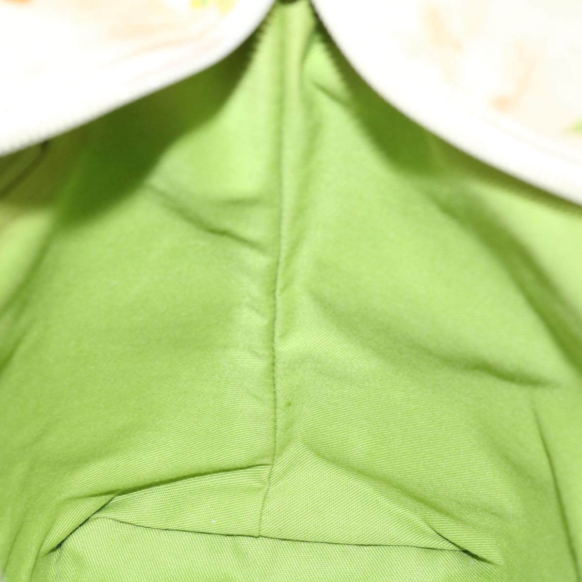 Salvatore Ferragamo Tote Bag Vinyl Beige 293578 Auth 70358