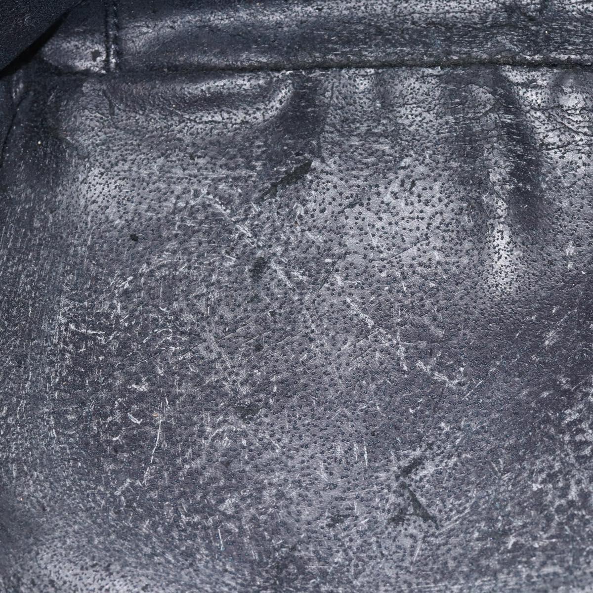 GUCCI Vanity Cosmetic Pouch Suede Black 032 1705 0140 Auth 70384