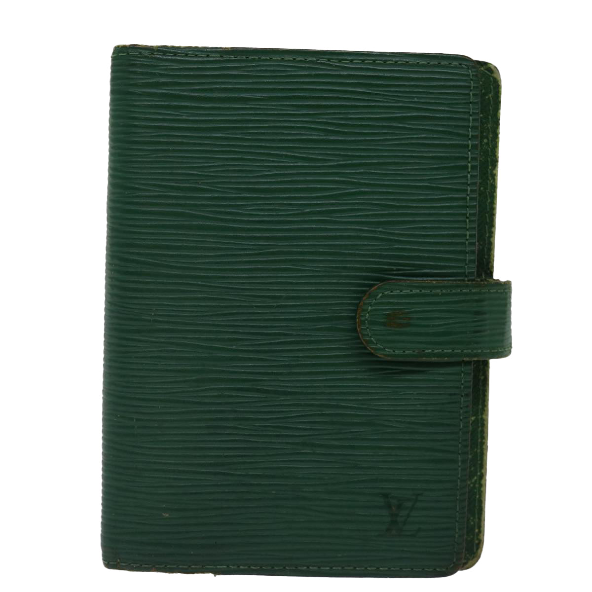 LOUIS VUITTON Epi Agenda PM Day Planner Cover Green R20054 LV Auth 70466
