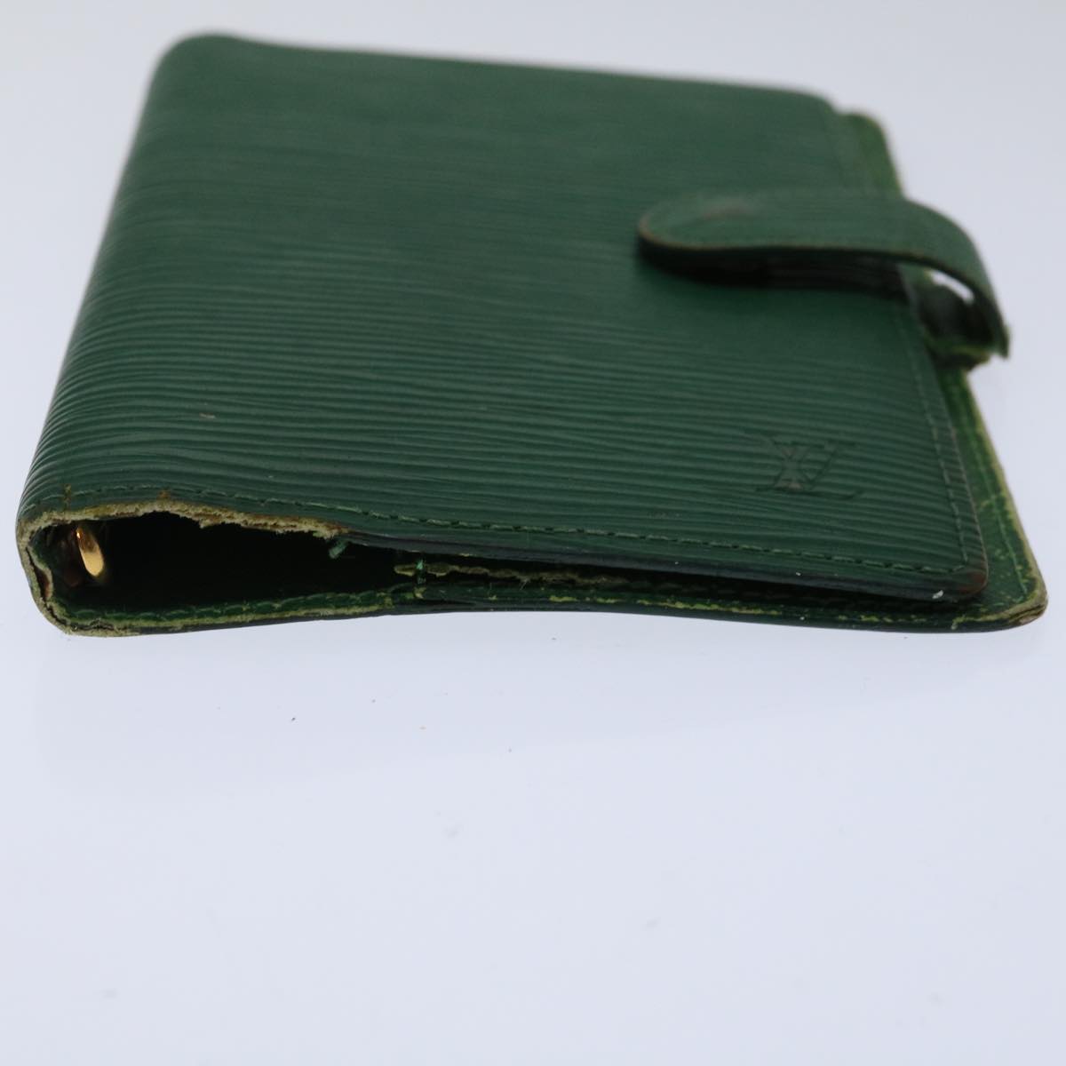 LOUIS VUITTON Epi Agenda PM Day Planner Cover Green R20054 LV Auth 70466