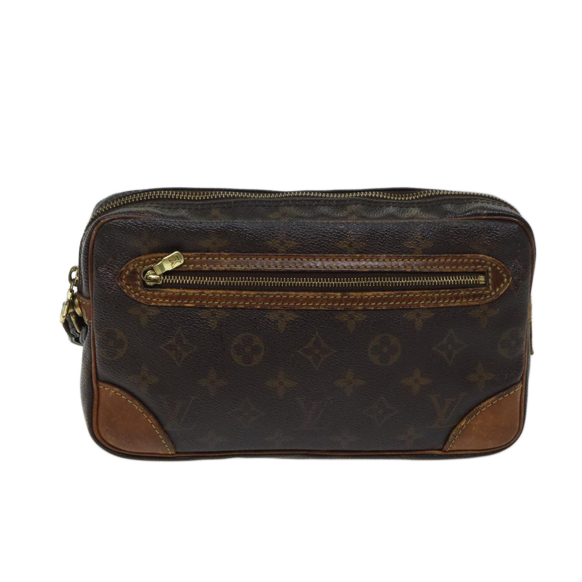 LOUIS VUITTON Monogram Marly Dragonne GM Clutch Bag M51825 LV Auth 70473