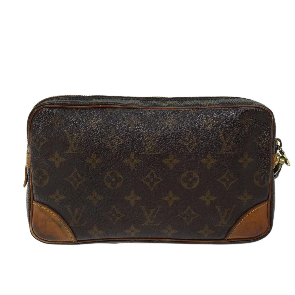 LOUIS VUITTON Monogram Marly Dragonne GM Clutch Bag M51825 LV Auth 70473