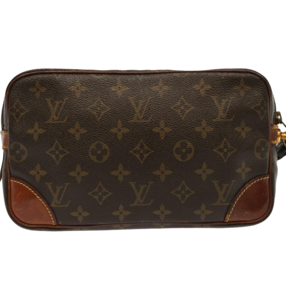 LOUIS VUITTON Monogram Marly Dragonne GM Clutch Bag M51825 LV Auth 70474