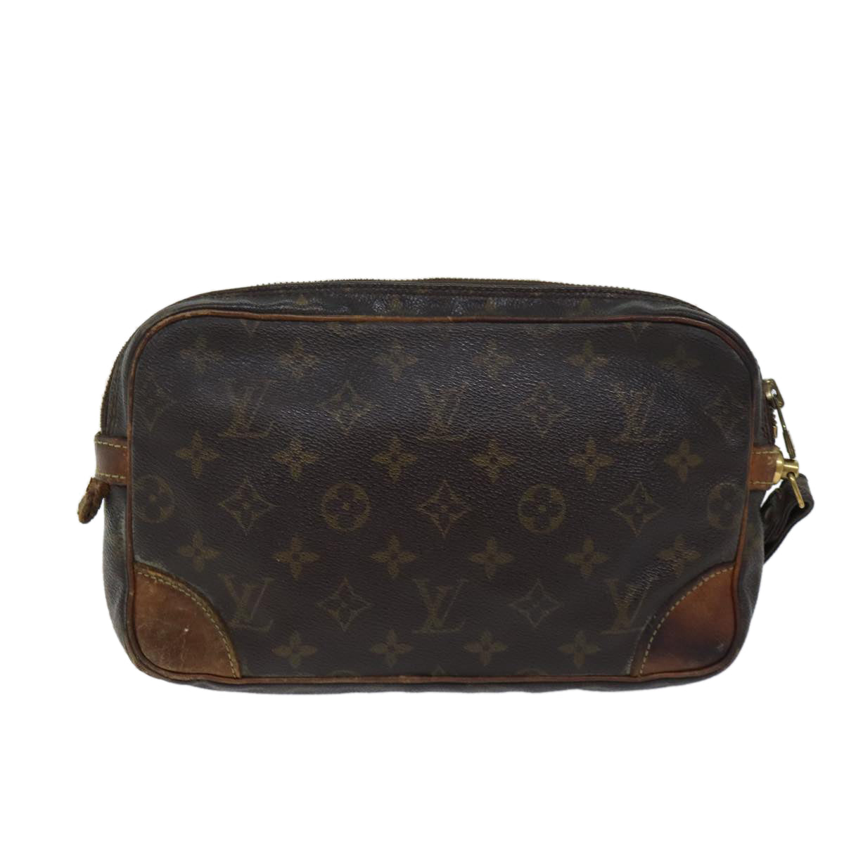 LOUIS VUITTON Monogram Marly Dragonne GM Clutch Bag M51825 LV Auth 70475