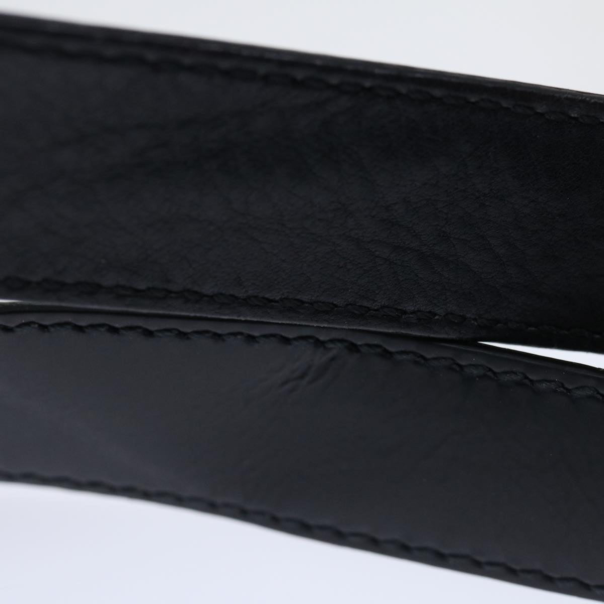 CELINE Macadam Canvas Tote Bag Enamel Silver Black Auth 70632