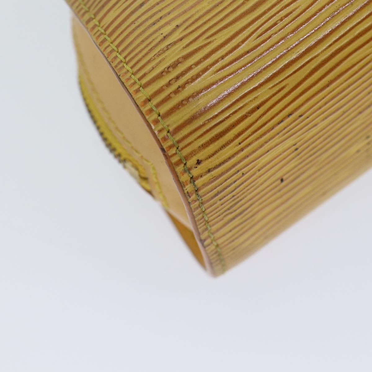 LOUIS VUITTON Epi Dauphine PM Pouch Yellow M48449 LV Auth 70694