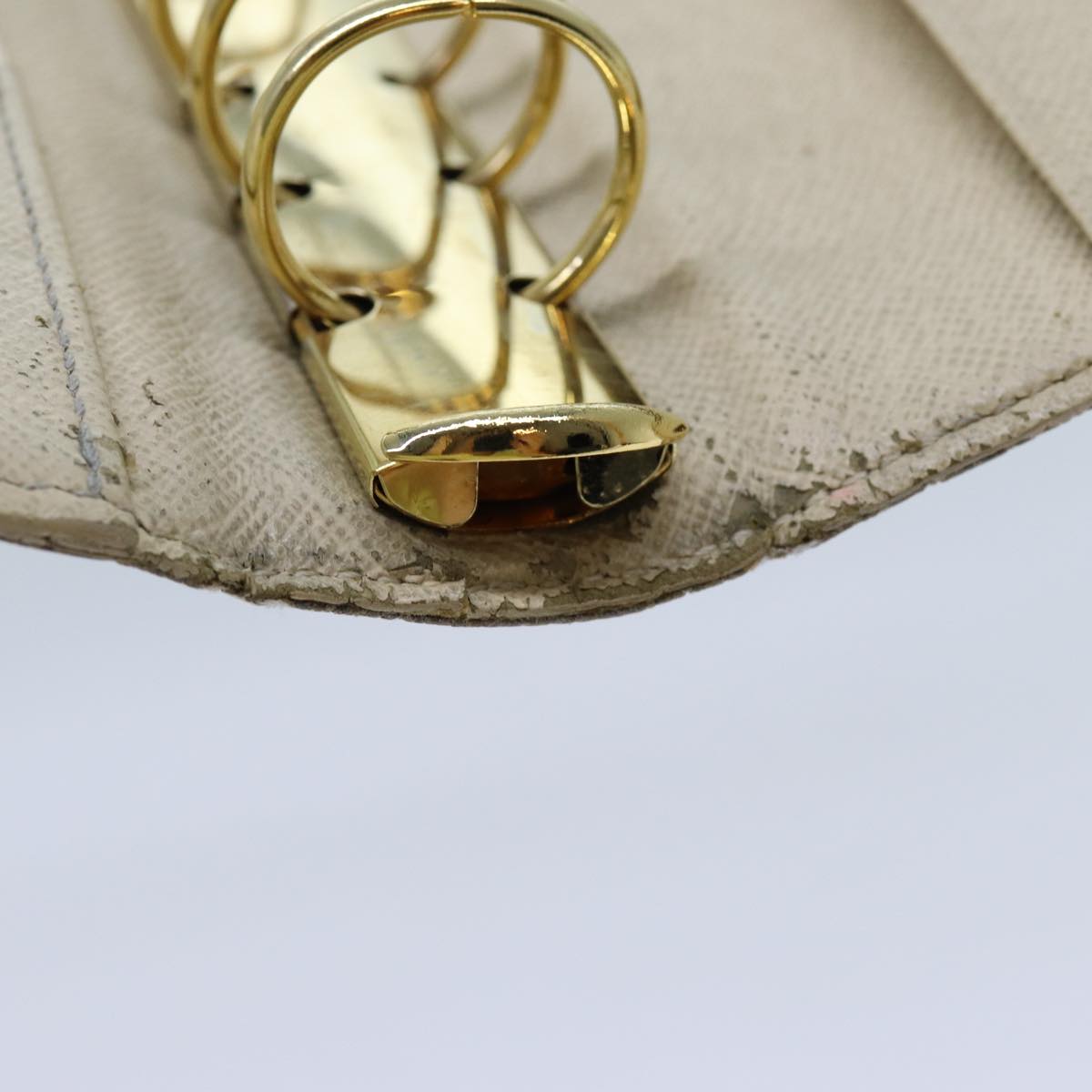 LOUIS VUITTON Damier Azur Agenda MM Day Planner Cover R20707 LV Auth 70715