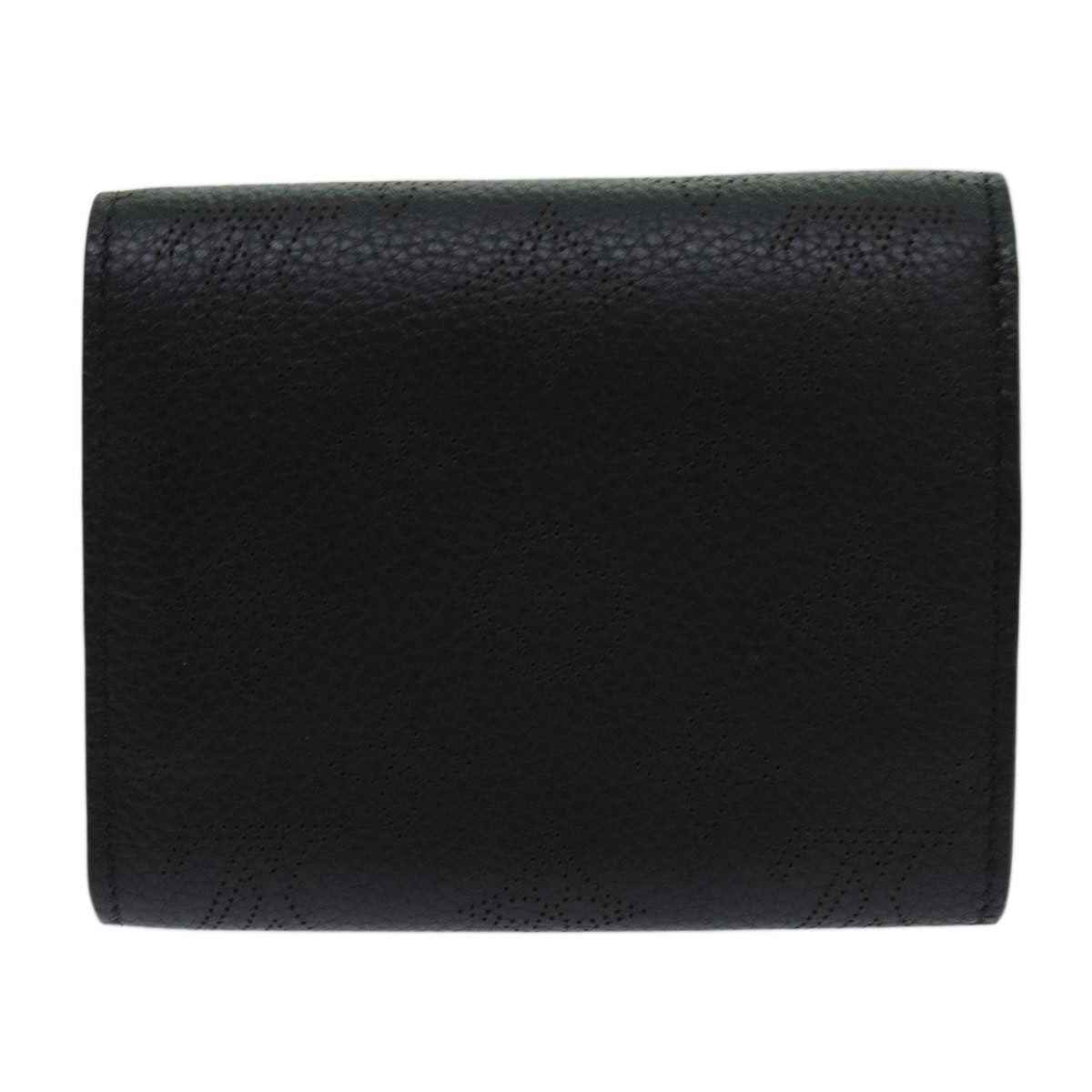 LOUIS VUITTON Mahina Portefeuille Iris Compact Wallet Noir M62540 LV Auth 70838M