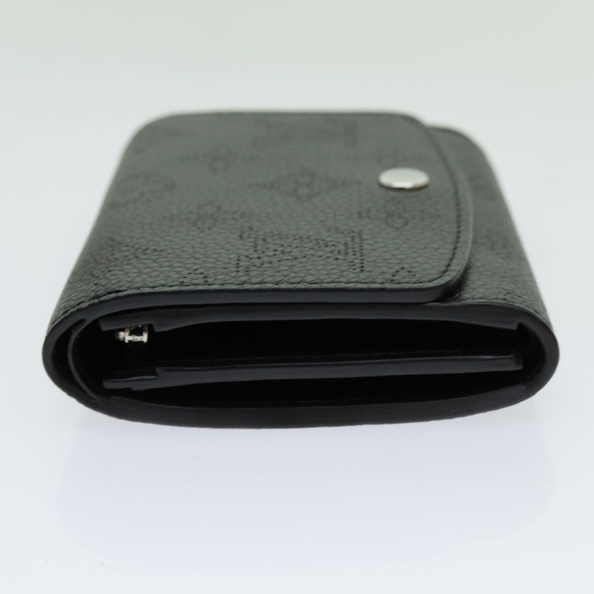 LOUIS VUITTON Mahina Portefeuille Iris Compact Wallet Noir M62540 LV Auth 70838M